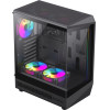 Gamemax Case ATX - Vista COC AB - 5 x 120 mm A-RGB Fans, MB Plate COC Fan - (GM-VISTA-COC-AB)