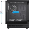 Gamemax Case ATX - Vista COC AB - 5 x 120 mm A-RGB Fans, MB Plate COC Fan - (GM-VISTA-COC-AB)