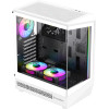 Gamemax Case ATX - Vista COC AW - 5 x 120 mm A-RGB Fans, MB Plate COC Fan - (GM-VISTA-COC-AW)