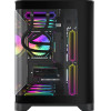 Gamemax Case mATX - HYPE-M Black - 3 x 120 mm Addressable RGB fans - (GM-14100902476)
