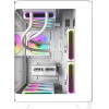 Gamemax Case mATX - HYPE-M White - 3 x 120 mm Addressable RGB fans - (GM-14100902477)