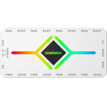 Gamemax Fan Hub - V4.0 PWM ARGB Hub + Controller White - (GM-14050101445)