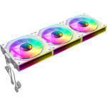 Gamemax Fan Pack 3-in-1 3x120mm - FN12A-S3I White, Daisy-Chain, Addressable RGB - (GM-14050101542)