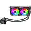 Gamemax Water Cooling IceBurg 240 Digital Black - Addressable RGB - (GM-ICEBURG-240-DIGITAL-BK)