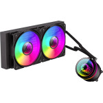 Gamemax Water Cooling IceBurg 240 Infinity Black - Infinity Mirror, Addressable RGB - (GM-14100901703)