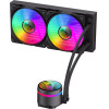 Gamemax Water Cooling IceBurg 240 Infinity Black - Infinity Mirror, Addressable RGB - (GM-14100901703)