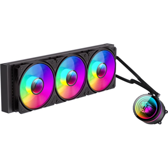 Gamemax Water Cooling IceBurg 360 Infinity Black - Infinity Mirror, Addressable RGB - (GM-14100901705)
