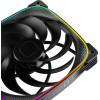Geometric Future Fan Pack 3-in-1 140 mm, Reversed - Squama 2503RB-14 Black - (GEO-2503RB-14)