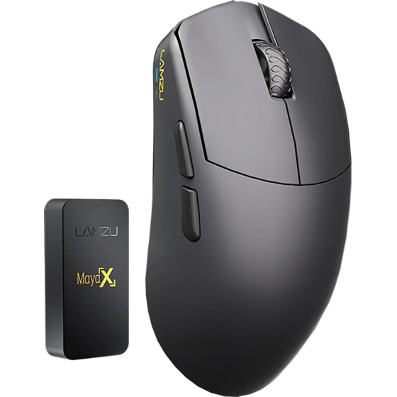 Lamzu MAYA X 8K - Wireless Gaming Mouse - Black - (LAMZU-MAYA-X-BLK)