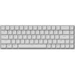Madlions Professional Gaming Mechanical Keyboard FIRE 68 RGB - 8K, Gateron Dual-Rail Magnetic Switches [Linear], RGB - White - (FIRE-68-RGB-WH)