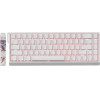 Madlions Professional Gaming Mechanical Keyboard MAD 68 HE RGB - 1K, Magnetic Amber Pro Switches - White - (MAD-68-HE-RGB-WH)
