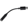 Makki Adapter Type-C M to 3.5mm audio jack 4P F, Black - -CBL-C-AUDIO-BK - (MAKKI-CBL-C-AUDIO-BK)