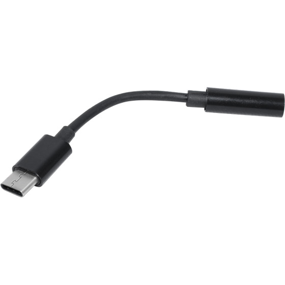 Makki Adapter Type-C M to 3.5mm audio jack 4P F, Black - -CBL-C-AUDIO-BK - (MAKKI-CBL-C-AUDIO-BK)