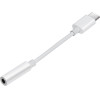 Makki Adapter Type-C M to 3.5mm audio jack 4P F, White - -CBL-C-AUDIO-WH - (MAKKI-CBL-C-AUDIO-WH)