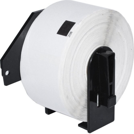 Makki Brother DK-11208 - Large Address Paper Labels, 38mmx90mm, 400 labels per roll, Black on White - (MK-DK-11208)