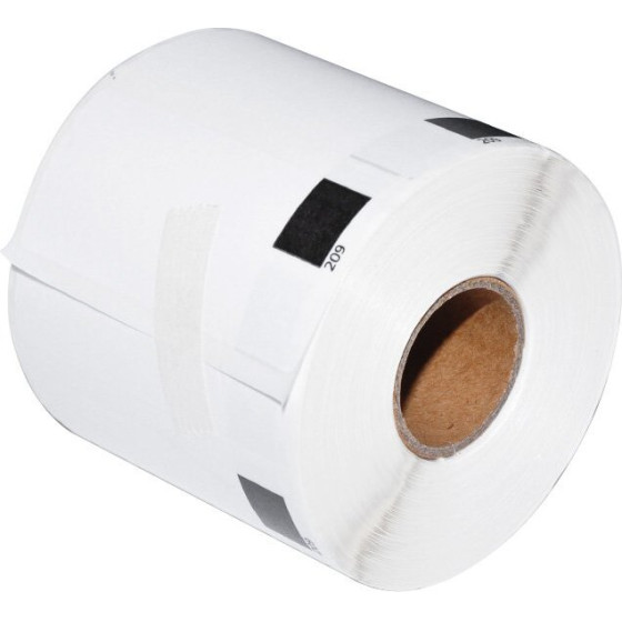 Makki Brother DK-11209 ROLL ONLY - Small Address Paper Labels, 29mmx62mm, 800 labels per roll, Black on White - (MK-DK-11209-RO)
