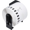 Makki Brother DK-22205 - Roll White Continuous Length Paper Tape 62mm x 30.48m, Black on White - (MK-DK-22205)
