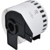 Makki Brother DK-22205 - Roll White Continuous Length Paper Tape 62mm x 30.48m, Black on White - (MK-DK-22205)