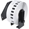 Makki Brother DK-22210 - Roll White Continuous Length Paper Tape 29mm x 30.48m, Black on White - (MK-DK-22210)