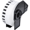 Makki Brother DK-22210 - Roll White Continuous Length Paper Tape 29mm x 30.48m, Black on White - (MK-DK-22210)