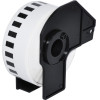 Makki Brother DK-22214 - White Continuous Length Paper Tape 12mm x 30.48m, Black on White - (MK-DK-22214)