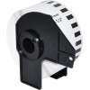 Makki Brother DK-22225 - White Continuous Length Paper Tape 38mm x 30.48m, Black on White - (MK-DK-22225)