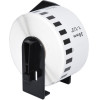 Makki Brother DK-22225 - White Continuous Length Paper Tape 38mm x 30.48m, Black on White - (MK-DK-22225)