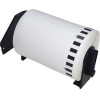 Makki Brother DK-22246 - White Continuous Length Paper Tape 103mm x 30.48m, Black on White - (MK-DK-22246)