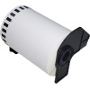 Makki Brother DK-22246 - White Continuous Length Paper Tape 103mm x 30.48m, Black on White - (MK-DK-22246)