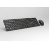 Makki Combo Keyboard and Mouse Wireless 2.4G BG low-profile chocolate - -KB-KMX-C16 - (MAKKI-KB-KMX-C16)