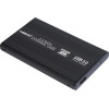 Makki External Case 2.5'' SATA USB3.0 Aluminium Black - (MAKKI-SATA254U3)