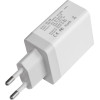 Makki Fast Charger - QC3.0+2xUSB 30W White - -QC30W3 - (MAKKI-QC30W3)