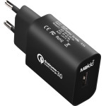Makki Fast Charger QC3.0 18W - -QC18W-BK - (MAKKI-QC18W-BK)