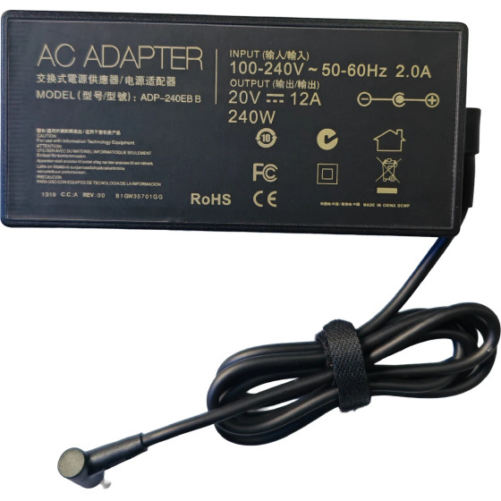 Makki Laptop Adapter ASUS - 20V 12A 240W 6.0x3.7mm - -NA-AS-86 - (MAKKI-NA-AS-86)