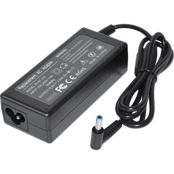 Makki Laptop Adapter HP 19.5V 3.33A 65W 4.5x3.0mm blue - -NA-H-09 - (MAKKI-NA-H-09)