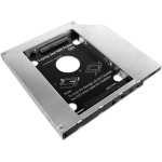 Makki Laptop Caddy 12.7mm SATA3 with LED/switch -CADDY-127-LS - (MAKKI-CADDY-127-LS)