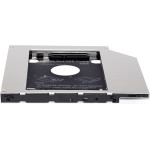 Makki Laptop Caddy 9.5mm SATA3 with LED/switch -CADDY-95-LS - (MAKKI-CADDY-95-LS)