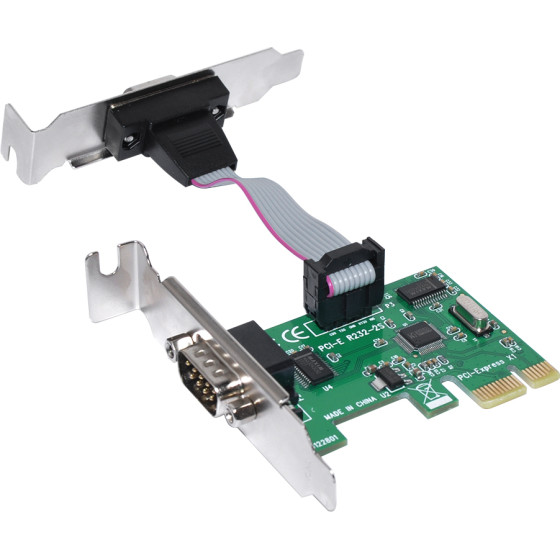 Makki Low Profile PCI-E card to 2 x Serial port - -PCIE-SERIAL-LP - (MAKKI-PCIE-SERIAL-LP)