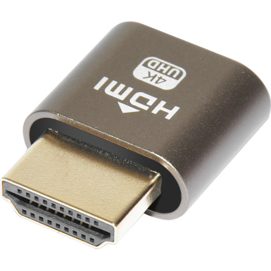 Makki Mining HDMI Dummy Plug 4K with IC - -HDMI-DUMMY-4K-v1 - (MAKKI-HDMI-DUMMY-4K-v1)