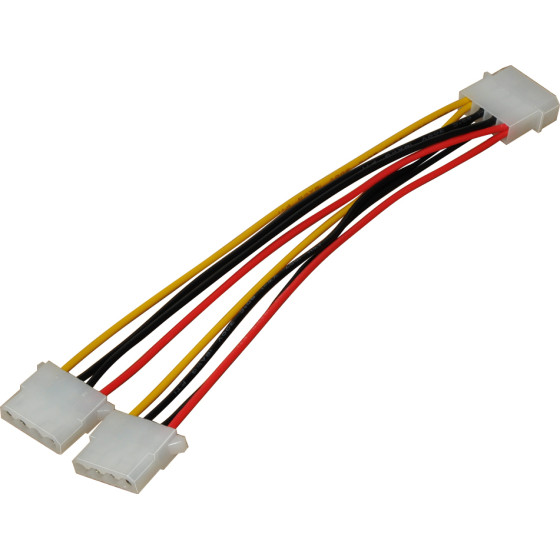 Makki Molex Power Splitter Y Cable - -CE302-0.2m - (MAKKI-CE302-0.2m)