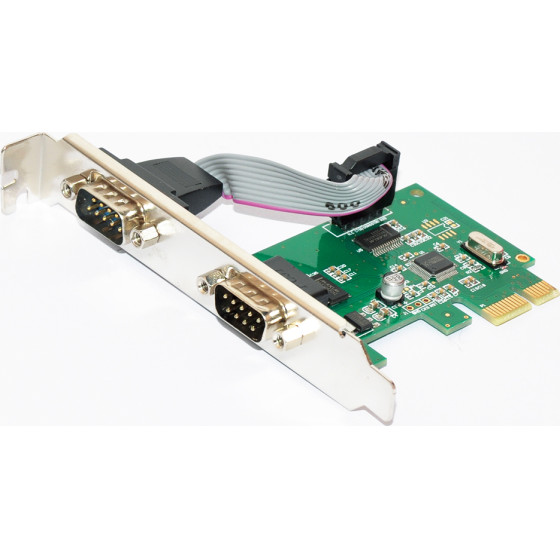 Makki PCI-E card 2 x Serial port - -PCIE-2XSERIAL-V1 - (MAKKI-PCIE-2XSERIAL-V1)