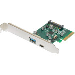 Makki PCI-E card 2 x USB3.1 A+C ports - -PCIE-2XUSB31-AC-V1 - (MAKKI-PCIE-2XUSB31-AC-V1)