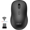 Makki Wireless Mouse -MSX-2401 - USB-C, Silent, 1600dpi, 2.4G, Bluetooth, Rechargeable - (MAKKI-MSX-2401)