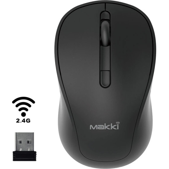 Makki Wireless Mouse -MSX-2408 - Silent, 1600dpi, 2.4G - (MAKKI-MSX-2408)