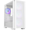 Montech AIR 100 ARGB, Micro ATX Case, TG, 4x120mm ARGB Fans, White - (MONTECH-AIR-100-ARGB-WH)