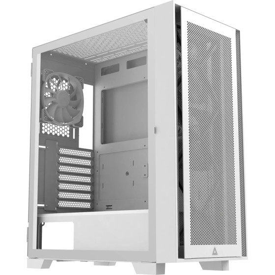 Montech AIR 1000 LITE, Mid-tower Case, TG, 3x120mm Fans, White - (MONTECH-AIR-1000-LITE-WH)