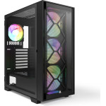 Montech AIR 1000 PREMIUM, Mid-tower Case, TG, 2 Front Panels, 4x120mm ARGB Fans, Black - (MONTECH-AIR-1000-PR-BK)