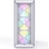Montech AIR 1000 PREMIUM, Mid-tower Case, TG, 2 Front Panels, 4x120mm ARGB Fans, White - (MONTECH-AIR-1000-PR-WH)
