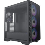 Montech AIR 903 MAX, Mid-tower, TG, 4x140mm Fans, ARGB, Black - (MONTECH-AIR-903-MAX-BK)