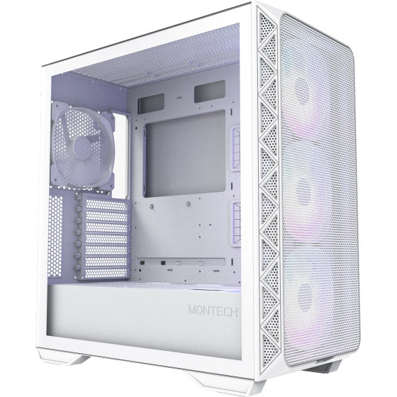 Montech AIR 903 MAX, Mid-tower, TG, 4x140mm Fans, ARGB, White - (MONTECH-AIR-903-MAX-WH)